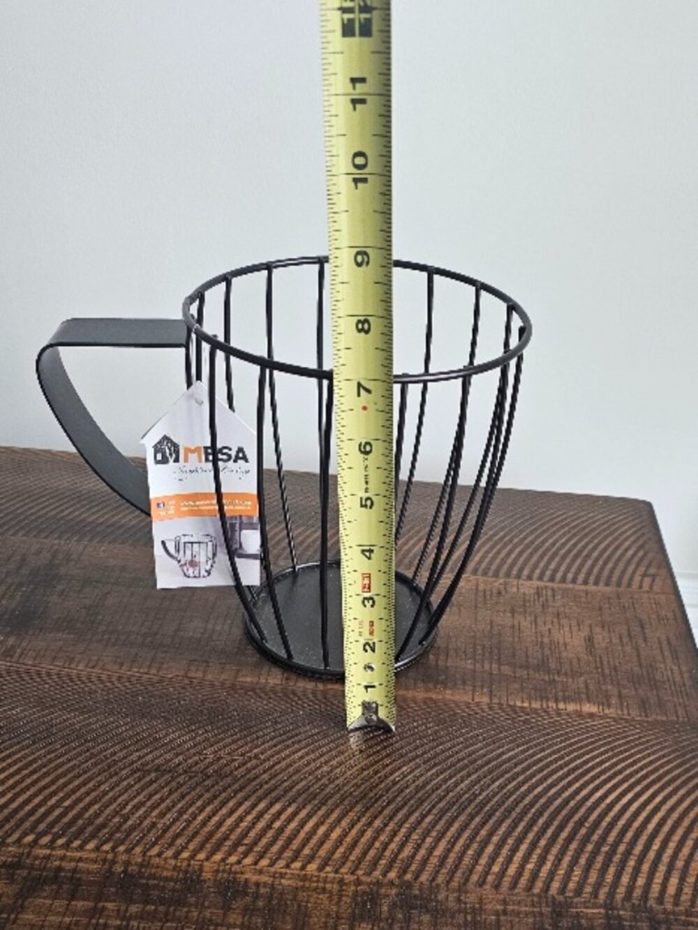 NWT Metal Coffee Cup Shaped KCup K Cup Holder Storage